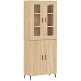  Visoka komoda hrasta sonome 69,5x34x180cm od konstruiranog drva | shoptok.hr