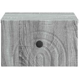  Noćni ormarić za montažu na zid Siva sonoma 33 x 34 5 x 20 cm | shoptok.hr