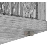 vidaXL Mačja hiša Siva Sonoma 42.5 x 40 x 52.5 cm Konstruiran les, (5000111148) | Shoptok.si