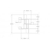 Hanah home bombe sapphire oak polica