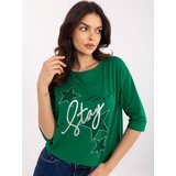 Calimera Blouse-CLM-BZ-0016.84-green | Shoptok.si