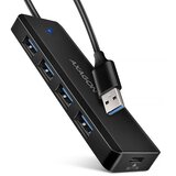 USB HUB 4 x USB 3.2 Gen1, USB-AM, 19cm, USB-C power IN, Axagon HUE-C1A Cijene