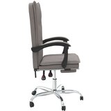  Uredski naslonjač od tkanine smeđesivi | shoptok.hr