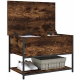  Klupa za pohranu boja hrasta 70x42,5x47cm od konstruiranog drva | shoptok.hr