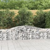  Lučne gabionske košare 4 kom 400x30x60/80 cm pocinčano željezo Cijene