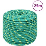 vidaXL Vrv za čoln zelena 14 mm 25 m polipropilen Cene