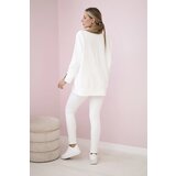 Kesi Set with an oversize blouse ecru Cene