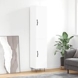 vidaXL Visoka komoda bijeli 34 5x34x180 cm od konstruiranog drva | shoptok.hr