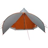  Teepee šator za 7 osoba Siva i narančasta 600 x 600 x 347 cm | shoptok.hr