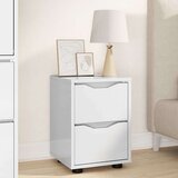  Noćni ormarići 2 pcs Visoki sjaj bijela 30,5 x 30 x 43 cm | shoptok.hr
