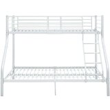 vidaXL Okvir za krevet na kat bijeli metalni 140 x 200 / 90 x 200 cm | shoptok.hr