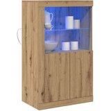  LED komoda S LED lampica Umjetnički hrast 60,5 x 37 x 100 cm | shoptok.hr