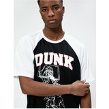 Koton Sports Oversize T-Shirt Basketball Printed Crew Neck Half Sleeve Cene