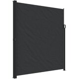 vidaXL Zložljiva stranska tenda črna 220x500 cm, (21118988) | Shoptok.si