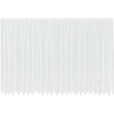  Čipkasta zavjesa sa zavjesama Bijelo 200 x 600 cm Poliester | shoptok.hr