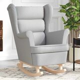 vidaXL gugalni stol cloud grey 74x90x102 cm tkanina | Shoptok.si