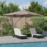  Suncobran Sivo-smeđa 352 x 251 x 265 cm Poliester i aluminij | shoptok.hr
