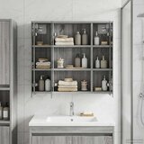  Kopalniška ogledalna omara Siva Sonoma 63,5 x 16 x 62,5 cm, (5000233348) | Shoptok.si