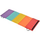 HOMCOM Podloga za fitnes/jogo za telovadnico in dom, s petimi barvnimi zložljivimi ploščami, EPE obloga, 195x76x3 cm, (20710807) | Shoptok.si