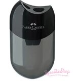 Faber-Castell Faber-Castell: Plastični šilček črne barve, z dvojnim predalčkom Cene