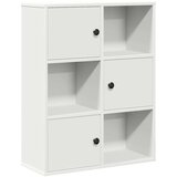 vidaXL Knjižna omara bela 60x24x76,5 cm inženirski les | Shoptok.si