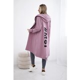 Kesi Cardigan with oversize print dark pink | shoptok.hr