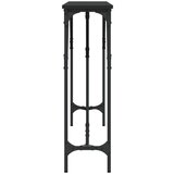  Konzolni stol crni 140 x 23 x 75 cm od konstruiranog drva | shoptok.hr
