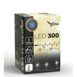 300 Led žaruljica toplo bijele 15 metara prozirna žica IP 44