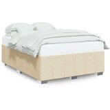 vidaXL Posteljni okvir krem 160x200 cm blago, (21305984) | Shoptok.si