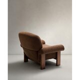 Kave Home Rjav fotelj iz tkanine bouclé Nema – | Shoptok.si