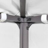  Pokrov za sjenicu s 2 razine 310 g/m² 3 x 3 m bijeli | shoptok.hr