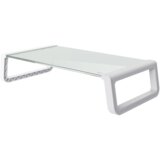 Trust Monta stand za monitor, kaljeno staklo, 50×20 cm, bijeli | Eponuda.ba