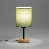  Brilagi - Stona lampa NUBILA WOOD 1xE27/25W/230V hrast/zelena | Eponuda.com
