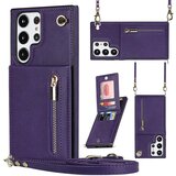 INORCO Za Samsung Galaxy S23 Ultra torbica z zadrgo in vrvico za telefon, usnjeno prevleko iz TPU na stojalo za telefon, (22035291) | Shoptok.si