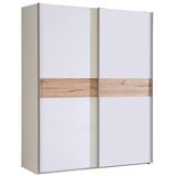XORA Omara Z Drsnimi Vrati Tess, Bela, Barva Hrasta | Shoptok.si