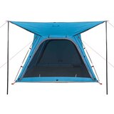 vidaXL Šator za kampiranje za 4 osobe plavi 240x221x160 cm taft 185T | shoptok.hr