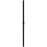 vidaXL Unutarnja vrata od stakla ESG i aluminija 83 x 201,5 cm crna | shoptok.hr
