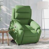  Masažni naslonjač na podizanje svjetlozeleni baršunasti | shoptok.hr