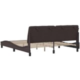  Posteljni okvir brez vzmetnice temno rjav 180x200 cm blago, (21790691) | Shoptok.si