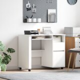 Bijeli stol s ladicama Bijela MDF Iverica Standardno Ladice Cijene