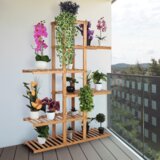 Kondela Regal, lakiran bambus, TUSUM | Shoptok.si