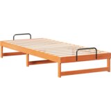  Krevetna konstrukcija s ručkama Smeđa 80 x 220 cm | shoptok.hr