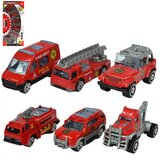 Magic Toys Fire Rescue: 6-delni set gasilskih avtomobilčkov 1/64 | Shoptok.si