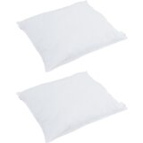 vidaXL Poplun s jastukom 3 pcs Bijela 200 x 220 cm Paperje | shoptok.hr