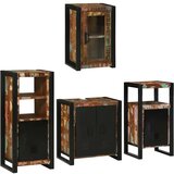 vidaXL Set namještaja za kupaonicu Zidne 4 pcs Čvrsto reciklirano drvo | shoptok.hr