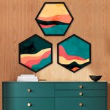 Wallity 6GEN093021 multicolor decorative framed painting (3 pieces) | ePonuda.com