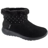Skechers Škornji za sneg Slip-Ins: On-The-Go Joy - Cozy Shimmer Črna | Shoptok.si