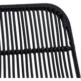 Barska stolica 2 pcs Crna 44 x 55 x 109 cm Ratan i Čelik | shoptok.hr