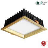  APLED-LED Ugradna SQUARE WOODLINE LED/12W/230V 4000K 17x17 cm masivna borovina Cene