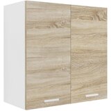 MID.YOU Kuhinjska Zgornja Omarica Esilo, Hrast, Bela | Shoptok.si